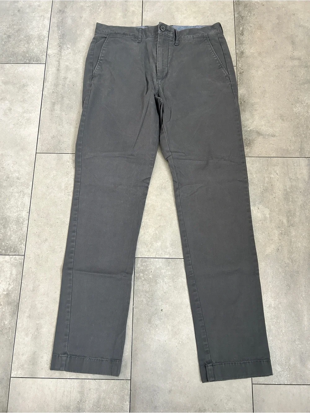J. Crew 770 Straight-fit stretch chino pant dark gray 31X32